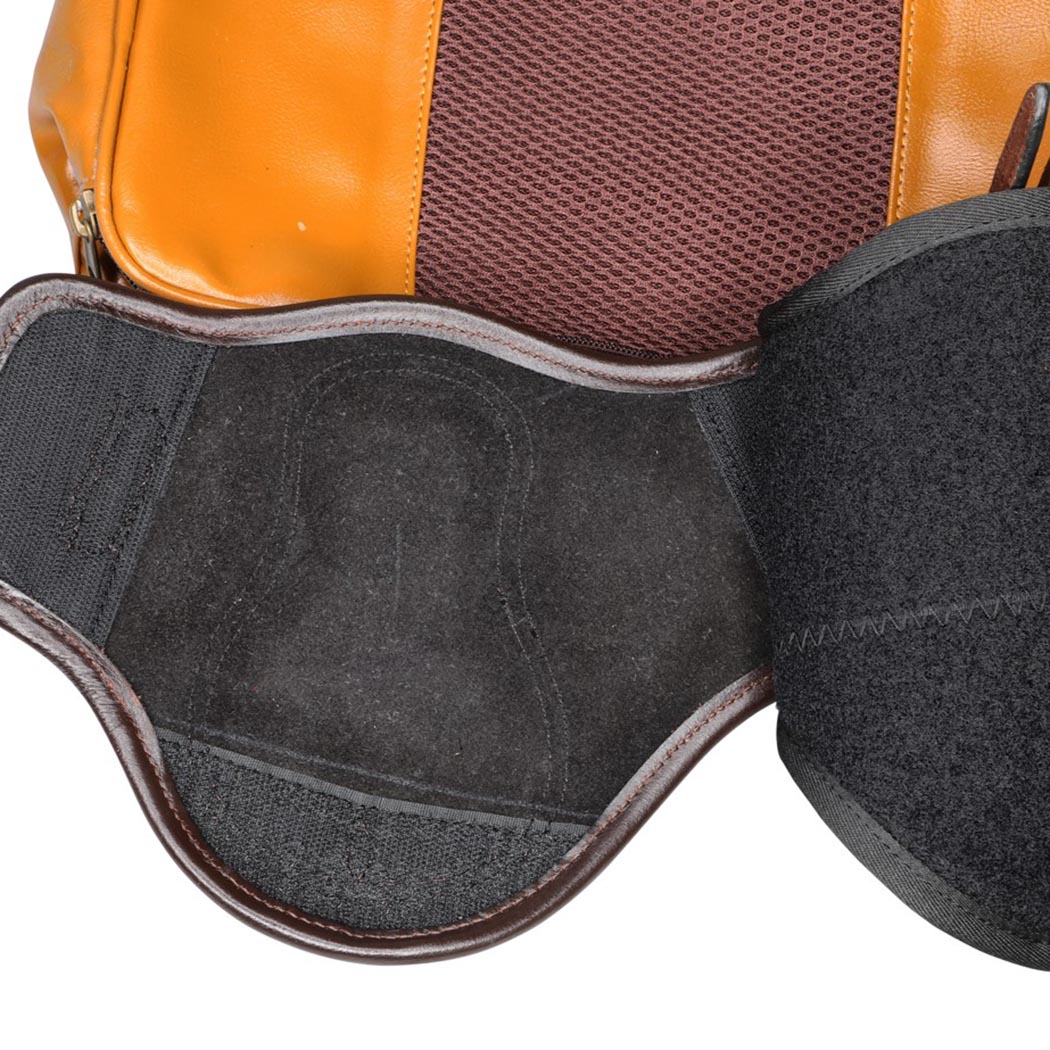 Havana Premium Leather and Brass Buckle Fetlock Boots - Image 5