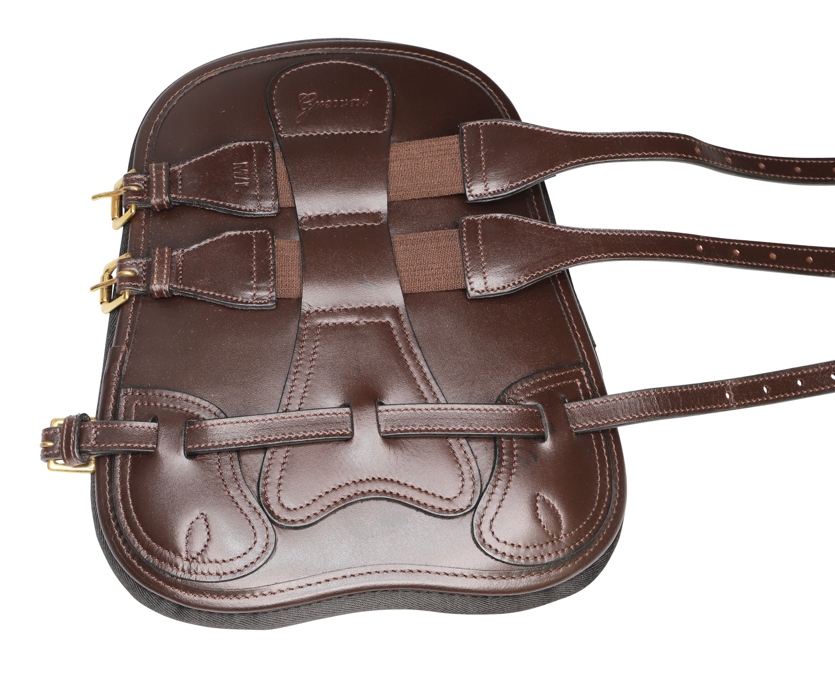 Open Front Tendon Boots Havana Leather